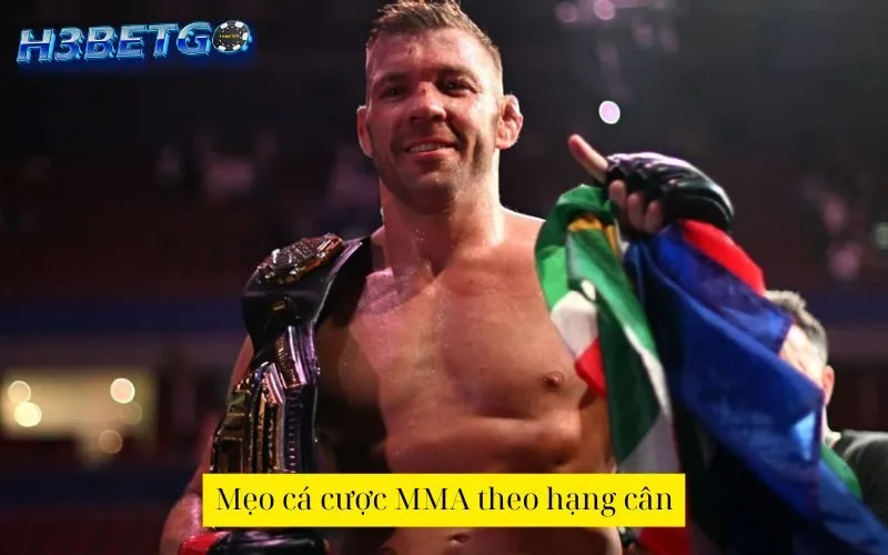 Mẹo cá cược MMA theo hạng cân